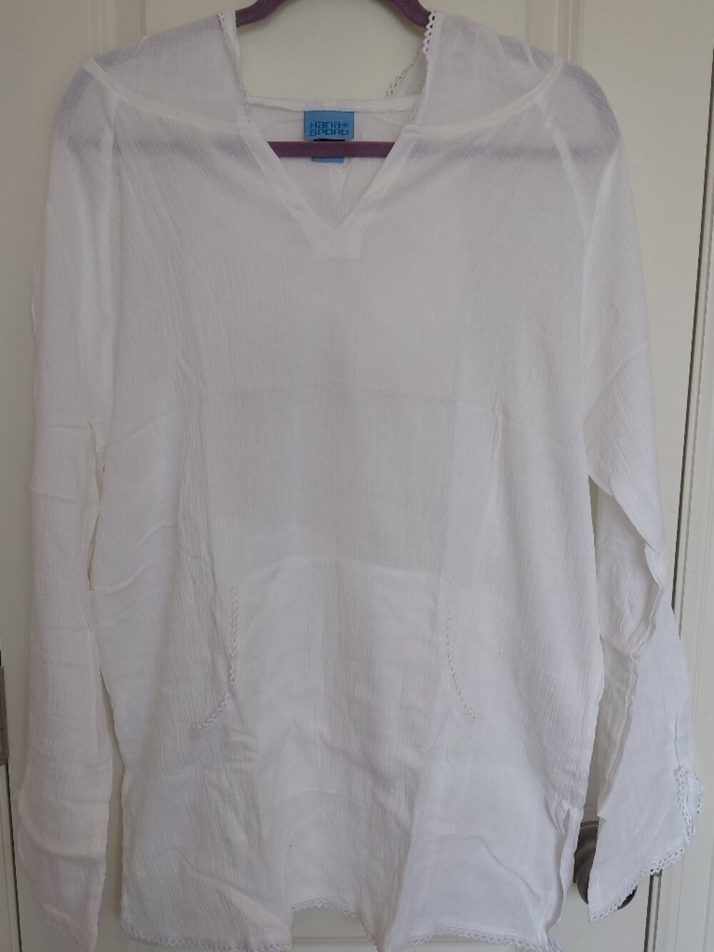 White Linen Swimsuit Coverup